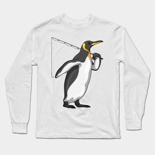 Penguin Fisher Fishing rod Long Sleeve T-Shirt